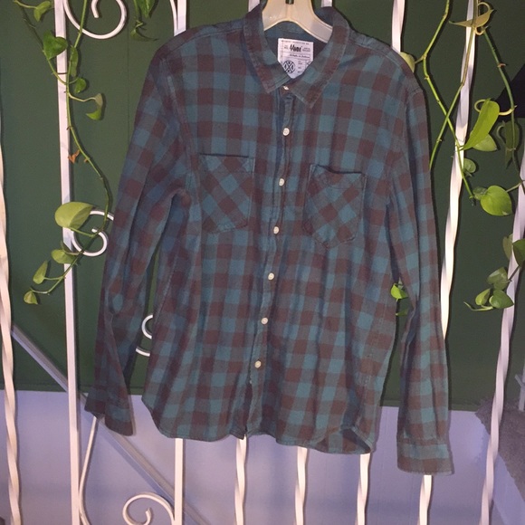 PacSun Other - Men's Medium 44MM (PacSun) Green & Grey Flannel